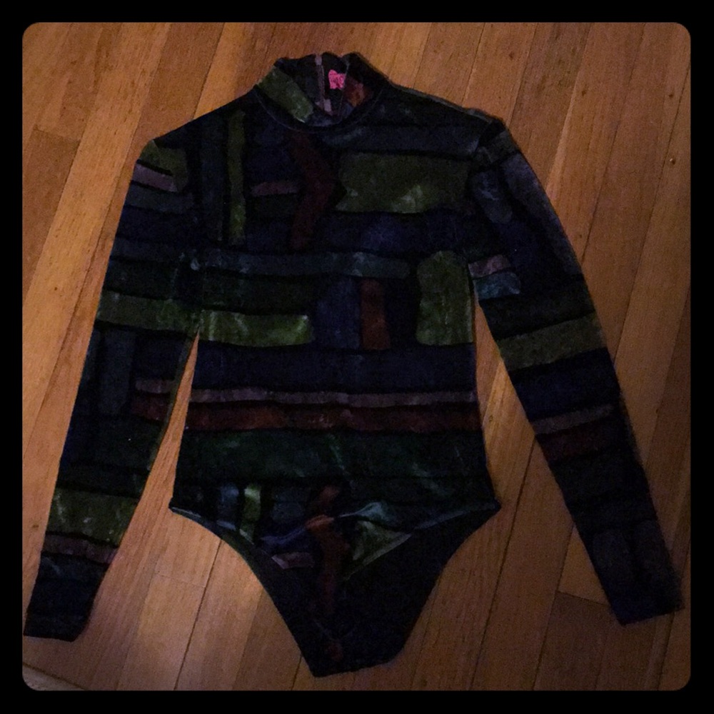 Velvet one piece!!